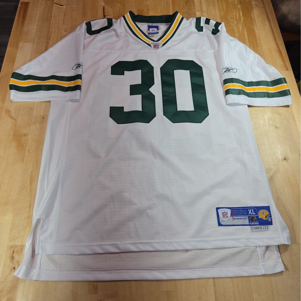 Ahman Green #30 Green Bay Packers Sewn Reebok On Field Jersey Size XL
